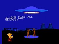 The Simpsons - Bart Vs The Space Mutants sur Nintendo Nes